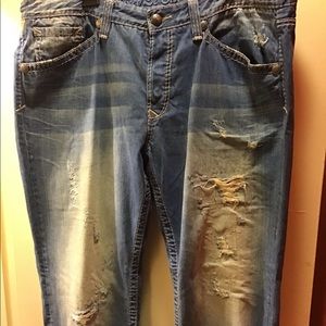 Rivet de cru jeans